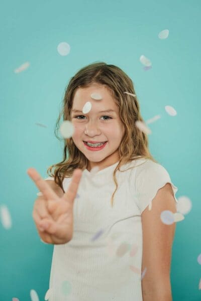 Cary Orthodontist photoshoot with Happy Customer